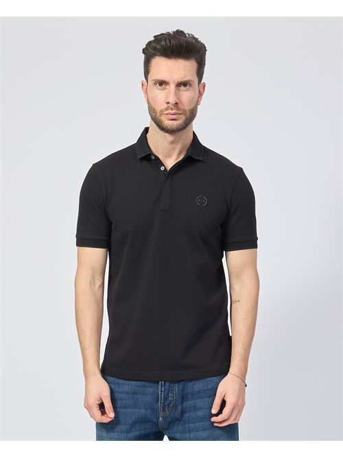 Polo Armani Exchange slim fit in piqué elasticizzato ARMANI EXCHANGE | 8NZF91-ZJ81Z1200